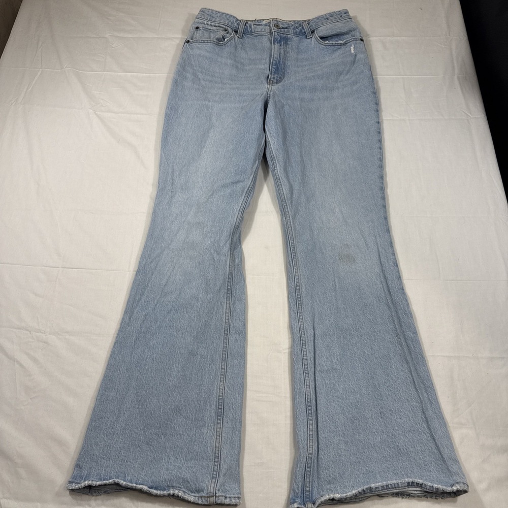 JEANS FLARE WOMENS 14/32 Abercrombie & Fitch Vintage High Rise Curve Love Y2K